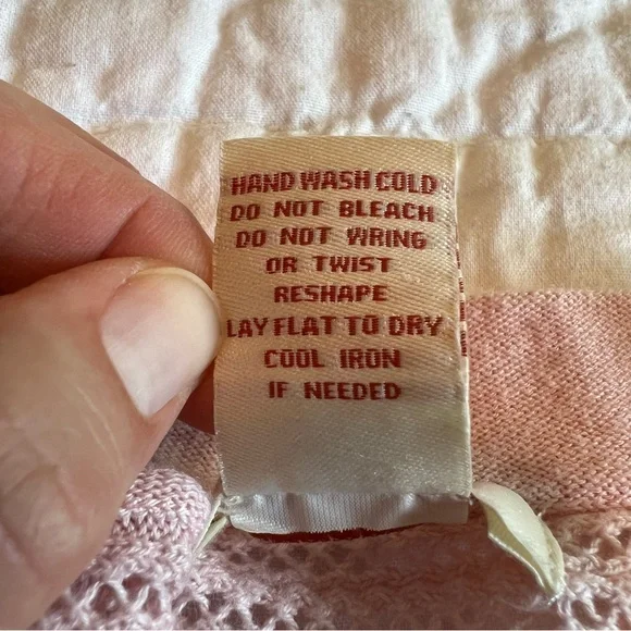 Sundance pink lightweight cardigan sweater - Picture 7 of 7